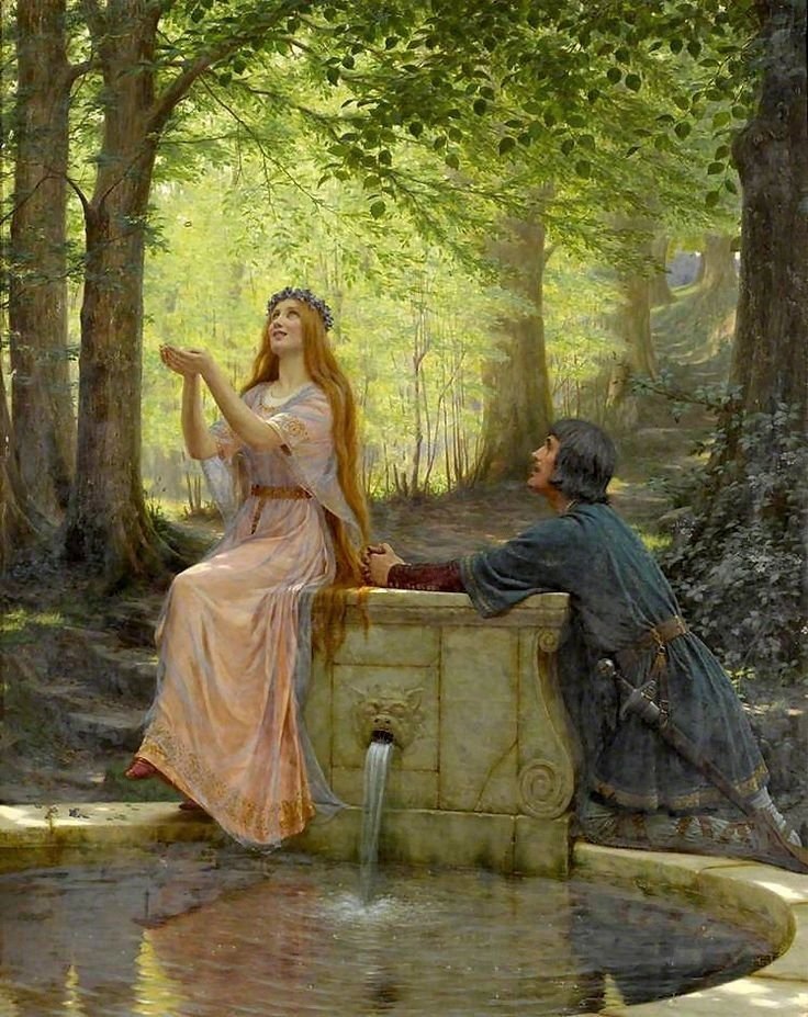 newnevbahar's tweet image. EDMUND BLAIR LEIGHTON Pintor Británico 1853-1922 #artlover