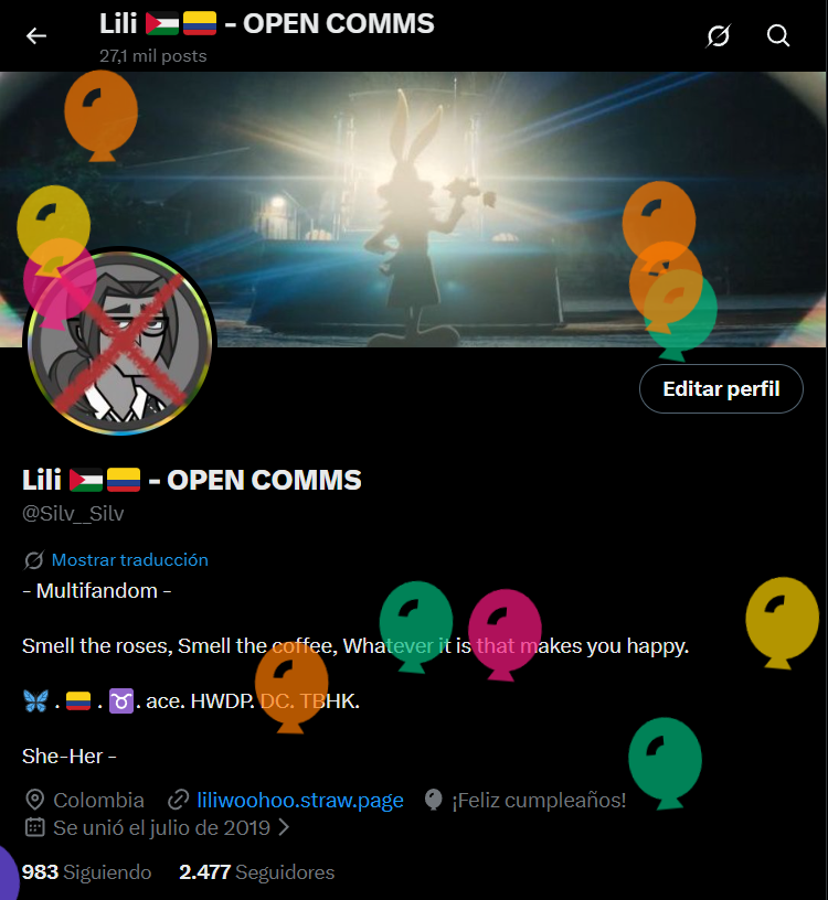 Lili 🇵🇸🇨🇴 - OPEN COMMS tweet media
