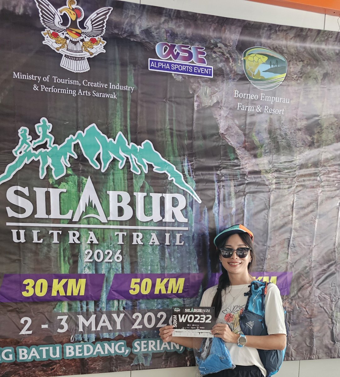 _fayKyu's tweet image. Crazy! 50km Women Open. 😅
Pray for me and all participants. May all of us finish strong &amp;amp; safe 🫶
#kakitrail #trailrunning #silaburultra2026