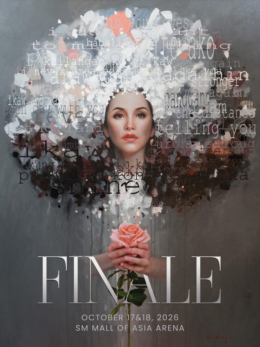 ❤️❤️❤️
Repost from <a href="/reginevalcasid/">regine alcasid</a>
•
F I N A L E
The final Major Solo Concert.

October 17 &amp; 18 2026 | SM Mall of Asia Arena.

Stay tuned for more details.

Painting by Welbart @welbartstudio