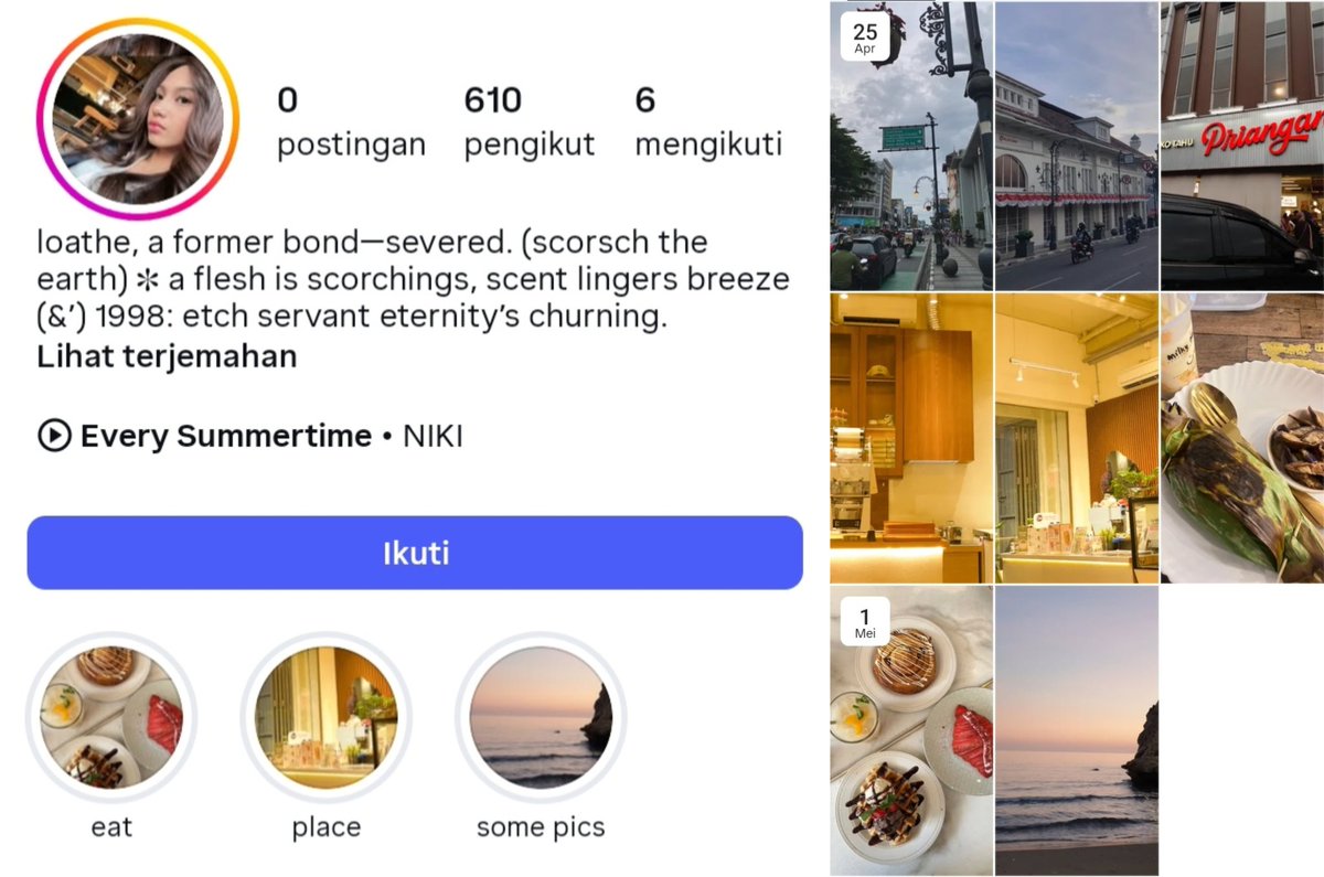 𓇼 Meya, jual akun ig tweet media