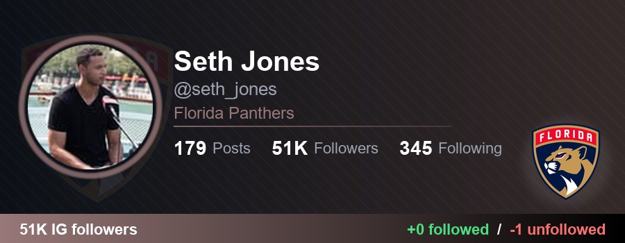 NHLFollowTrack's tweet image. 👉 seth_jones (Seth Jones) started following 0 and unfollowed 1:

❌ cara.zimmerman (CZ)
🔗 instagram.com/cara.zimmerman

#NHL #TimeToHunt