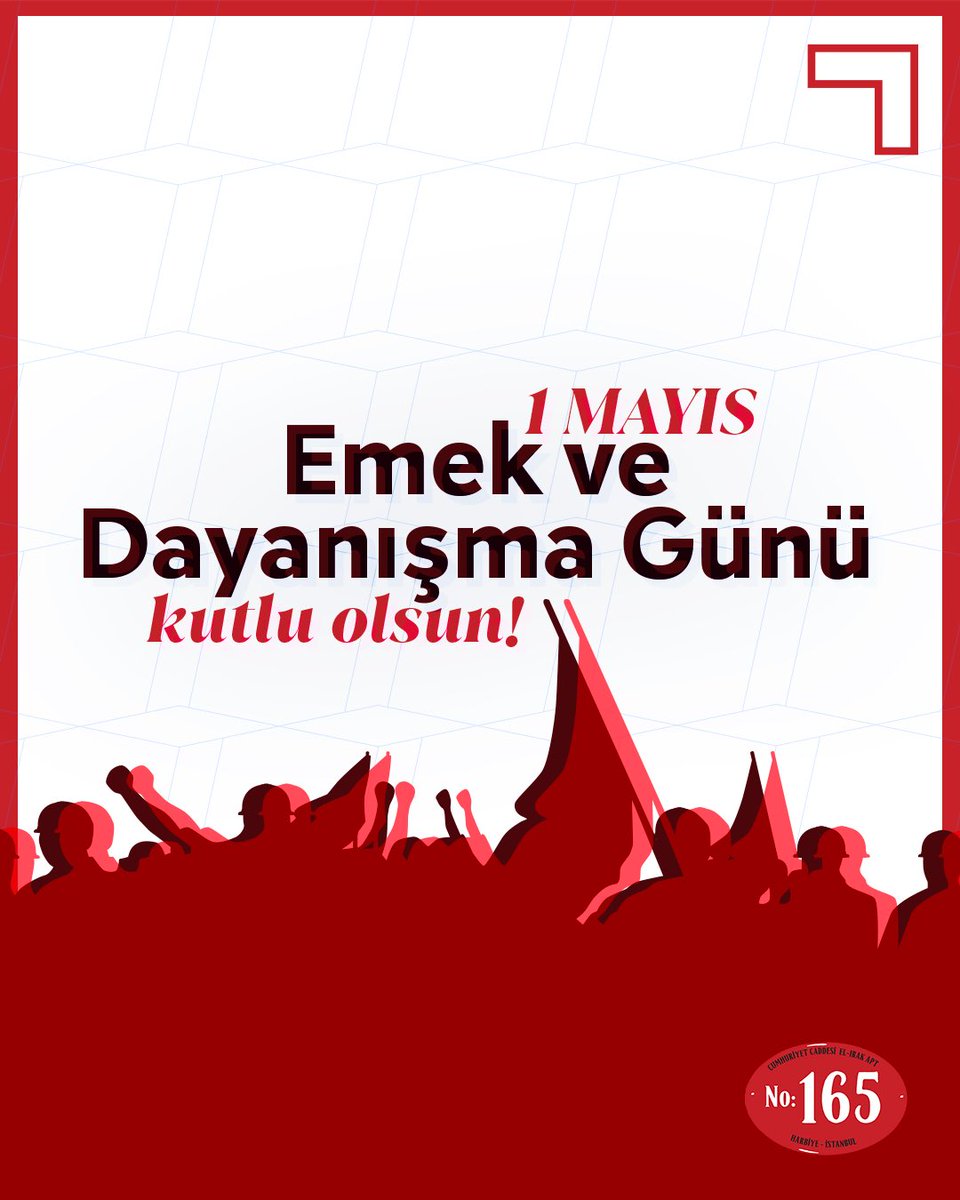 no165purpose's tweet photo. Tüm emekçilerin 1 Mayıs Emek ve Dayanışma Günü kutlu olsun!

#EmekveDayanışmaGünü https://t.co/btY6CydWGa