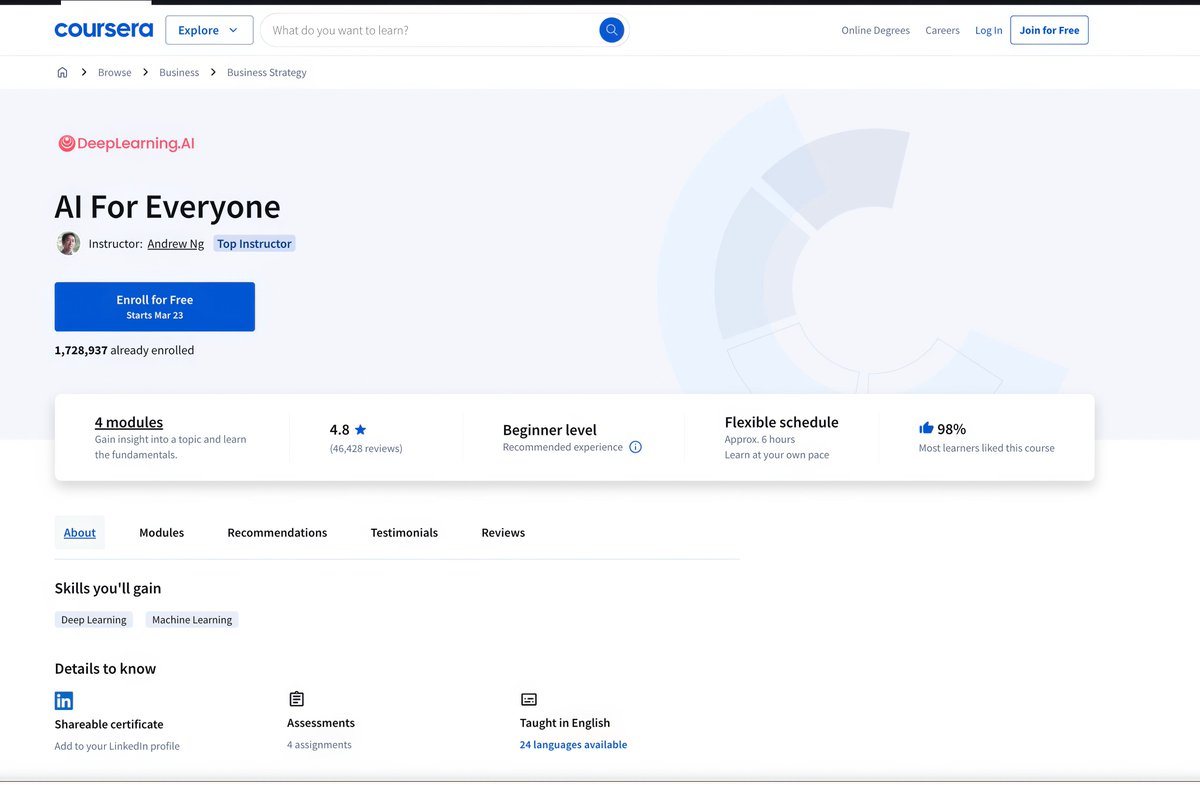 gp_pulipaka's tweet image. Top AI Courses on Coursera! #BigData #Analytics #DataScience #AI #MachineLearning #NLProc #IoT #IIoT #PyTorch #Python #RStats #TensorFlow #Java #JavaScript #CloudComputing #Serverless #DataScientist #Linux #Programming #Coding #Books #100DaysofCode  
geni.us/7-AI-Coursera-…