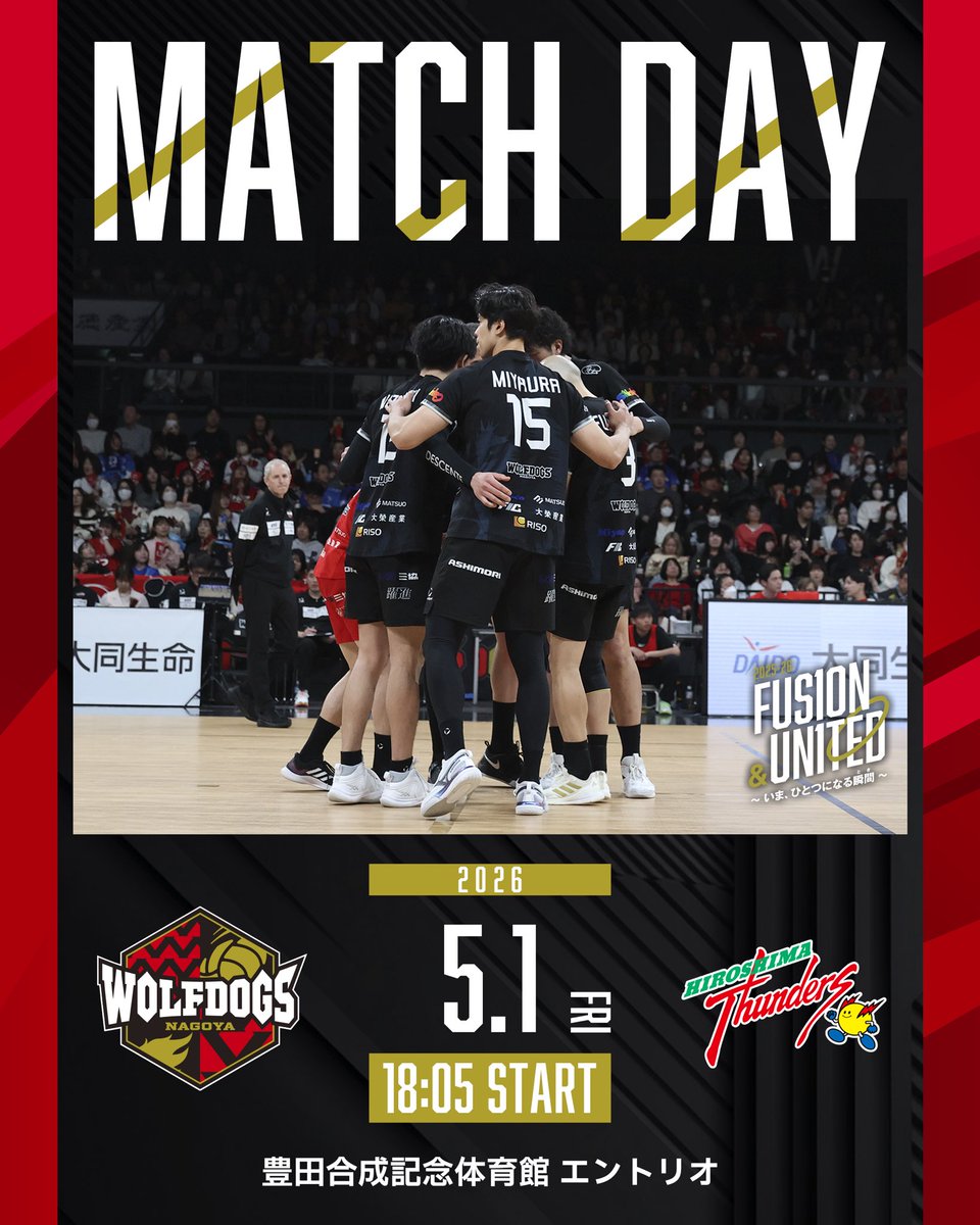 🐺MATCH REPORT🐶 2026.5.1 (Fri.) 2025-26 QuarterFinal GAME1 vs