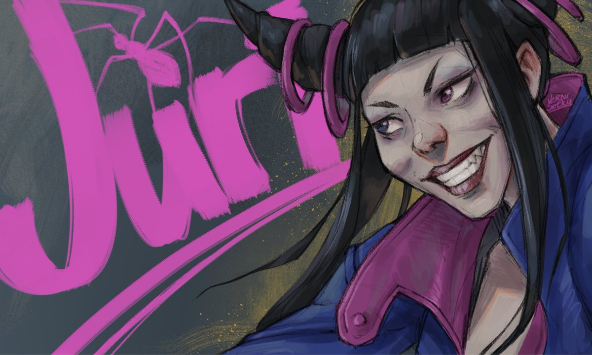 Verni_Sotku100's tweet image. Juri 🕷️ #streetfighter #capcom