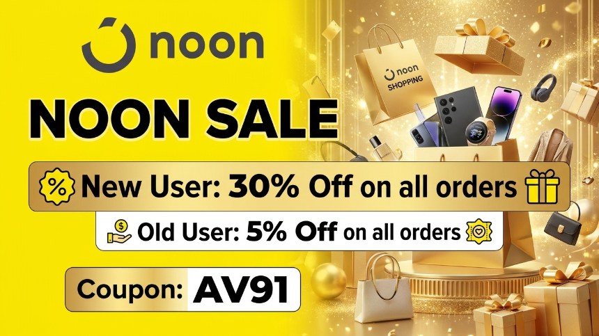 CouponSavingsAE's tweet image. New user: 30% Off on all orders. Old user: 5% Off on all orders at Noon

Coupon Code: AV91

Get more #coupons from: couponsavings.ae/coupons/noon

#couponcode #PromoCode #noonfollowers #fashion #grocery