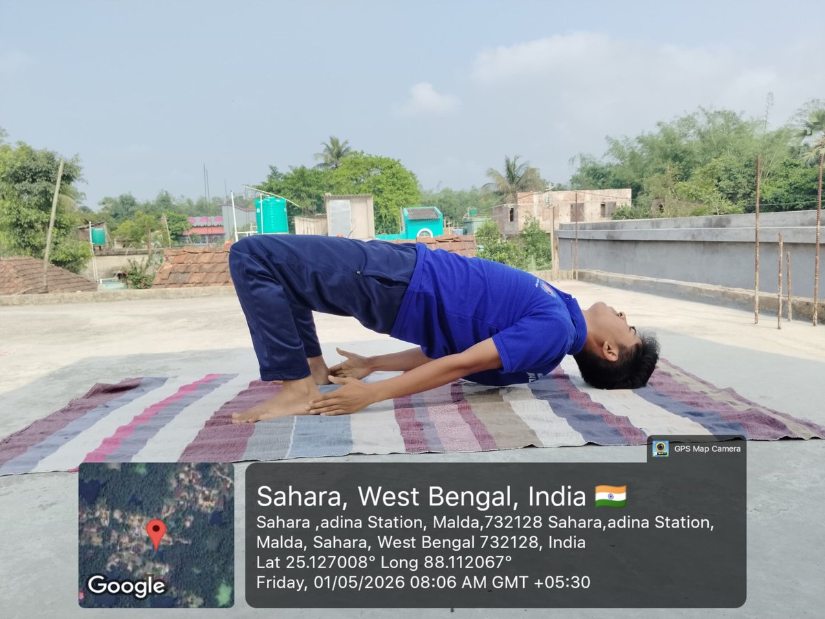 MaldaNss's tweet image. 50 day to go...
Countdown for 12th International Day of Yoga #IYD2026 #yoga
Morning Yoga session  by Vol Ananda Rajbangshi  ,    Malda College @YASMinistry @rdnss_kolkata @BhartiyaConnect @ishafoundation
@_NSSIndia 
@MYBharatHQ @PIB_India