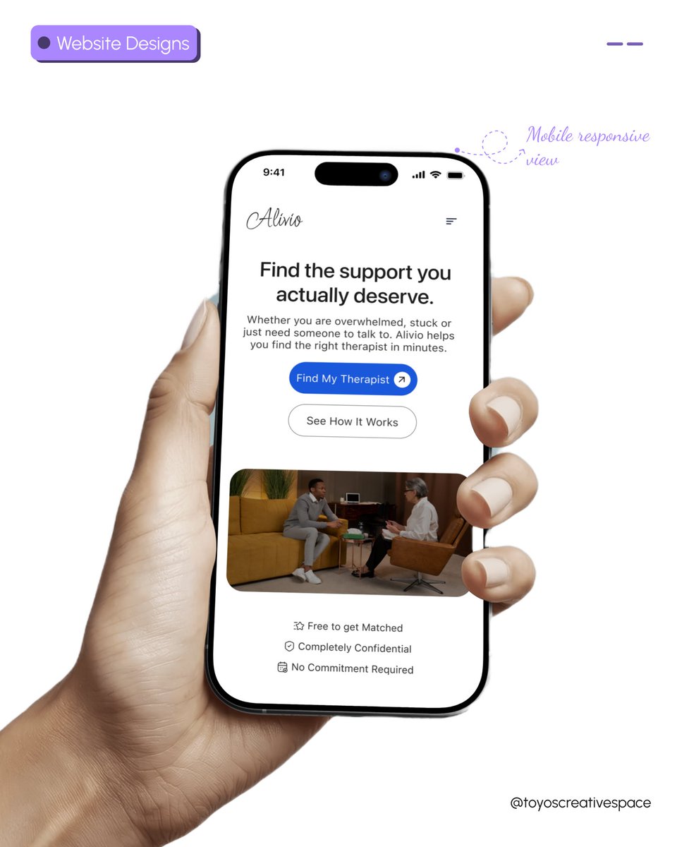 Happy new month everyone✨ 
Mobile responsive Hero design of Alivio

Always ready to take on tasks👇🏾
💌- toyoscreativespace@gmail.com