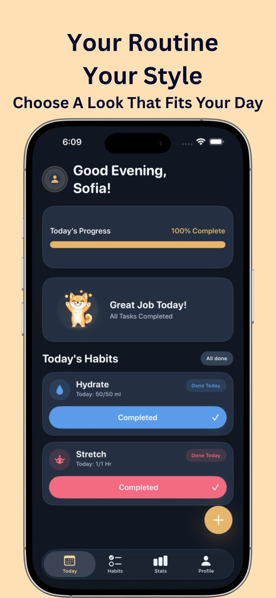 Mufa5aV3's tweet photo. Most habit apps make consistency feel loud.

I wanted Reset to feel calmer: small routines, simple progress, cozy reminders, and momentum you can actually keep building.

Reset: Routines &amp; Habits is live on the App Store.

https://t.co/HyPXOghchy

#HabitTracker #Productivity https://t.co/Q8dbjWoJJ6