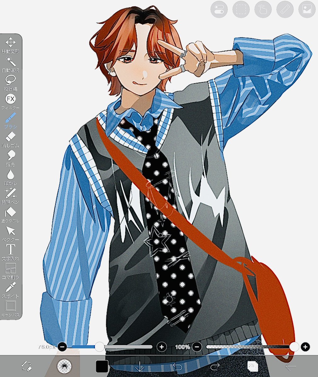 ahaha_tea's tweet photo. オシャレ男子描けてるかな？？👀✨ https://t.co/rIpBvZxVd0