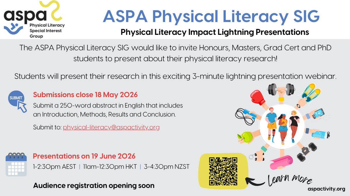 Asia-Pacific Society for Physical Activity tweet media