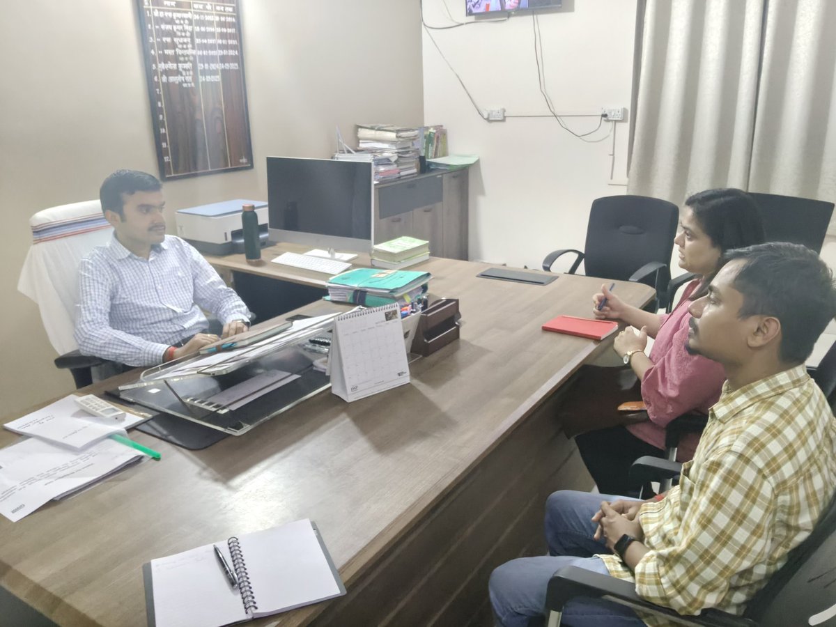 A consultative meeting was  conducted with Mr. Ashutosh Raj, IFS, DFO, Bhagalpur to discuss the establishment of an Interpretation cum Ganga Aquatic Biodiversity Knowledge Centre to strengthen efforts for Ganga River biodiversity conservation.