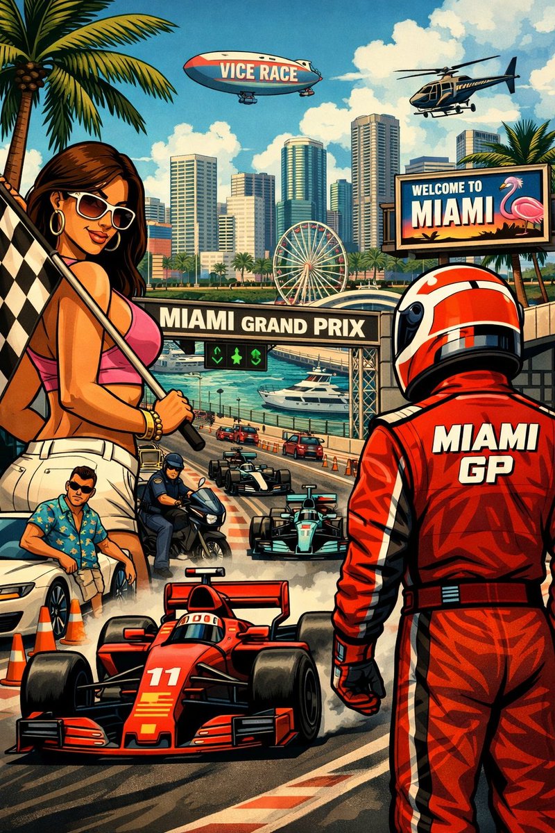 frede_la40456's tweet image. Ready for the Miami Grand Prix

#F1Miami #granpremio #fórmula1 #Miamiflorida