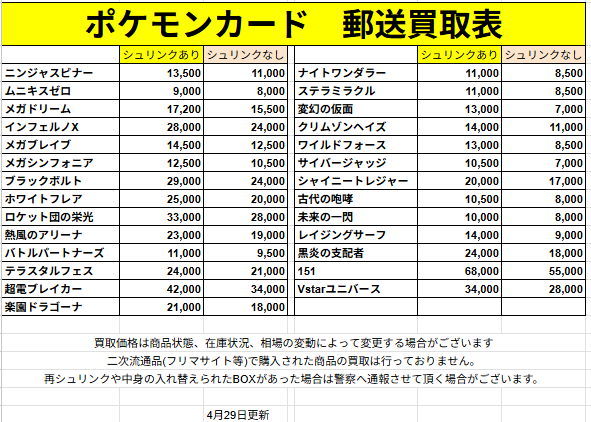 ポケモンカード 🔥強化買取🔥 郵送買取希望の方は公式LINEまでお