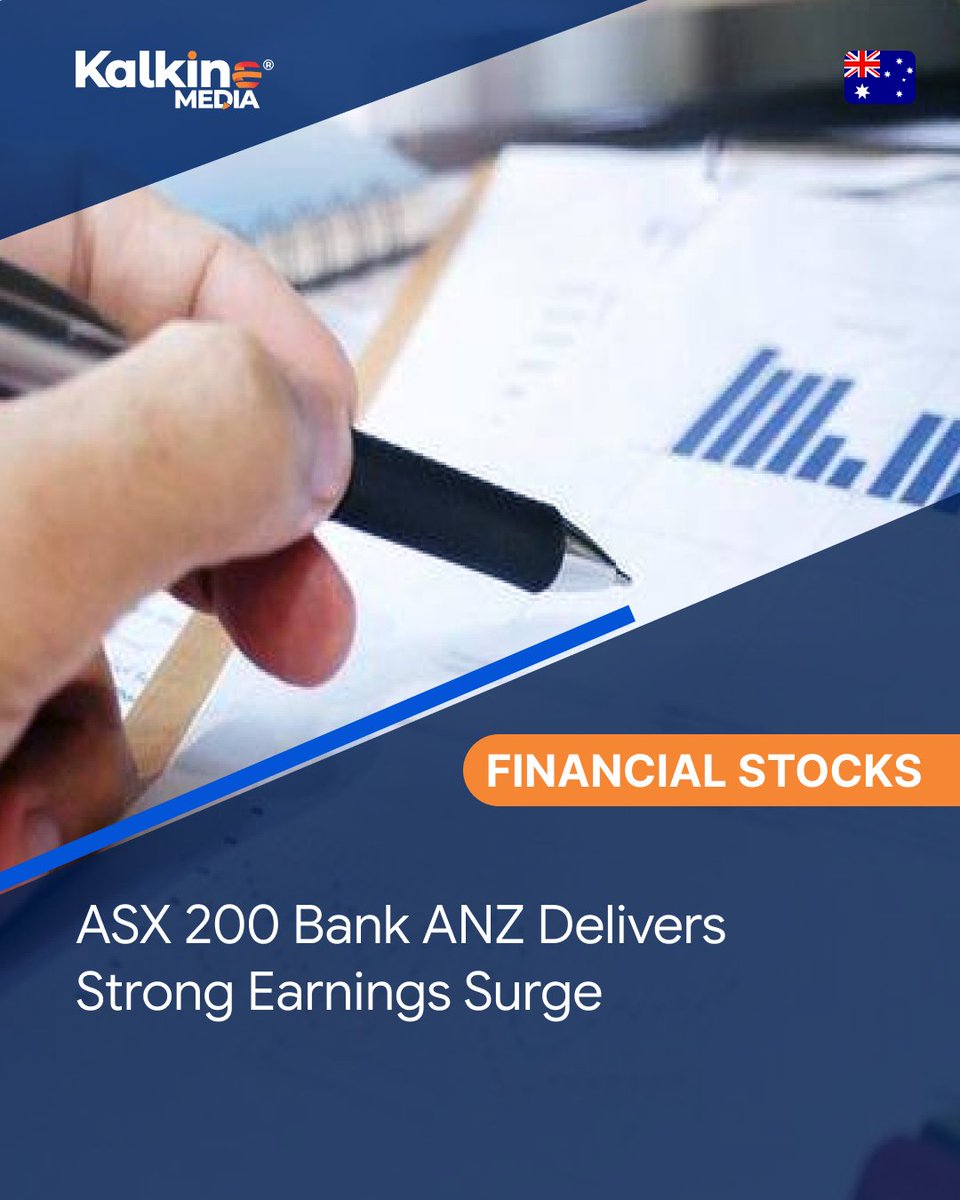 kalkineau's tweet image. ANZ’s half-year results highlight profit growth, improved efficiency, and strong capital position, with transformation progress and Suncorp integration shaping its role in the Australian banking sector.
zurl.co/LKWVh

#ANZ #ASX200 #FinancialStock #KalkineMediaAU
