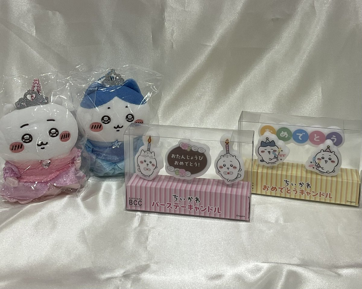 chiikawa_land's tweet photo. #ちいかわらんど名古屋パルコ店

🩷新商品入荷のお知らせ🩵

『ちいかわ　おめでとうキャンドル』
『ちいかわ　バースデーキャンドル』

が入荷いたしました！

ご来店の際はぜひチェックしてみてくださいね🍰✨ https://t.co/CRJayYkRp2