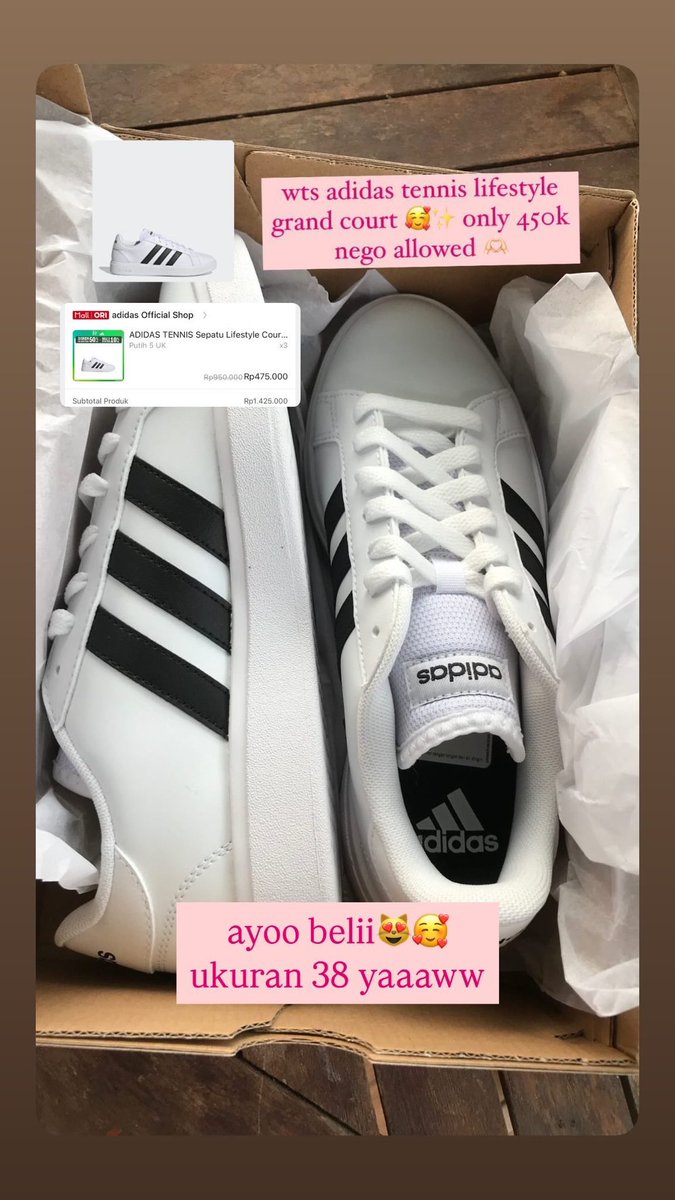pinkiuoo's tweet image. hii aku jual sepatu adidas ukuran 38 adidas tennis lifestyle 🥰😍
🏠Bandung
🍊bisa oren 
boleh bangettt nego yaaa
#zonauang #preloved #zonajajan