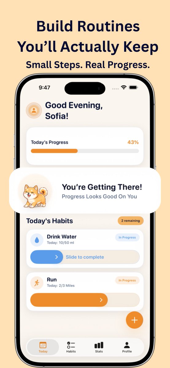 stelvoric's tweet photo. Most habit apps make consistency feel loud.

I wanted Reset to feel calmer: small routines, simple progress, cozy reminders, and momentum you can actually keep building.

Reset: Routines &amp; Habits is live on the App Store.

https://t.co/Z6cfIyQAW1

#HabitTracker #Productivity https://t.co/kJQdd9FawZ
