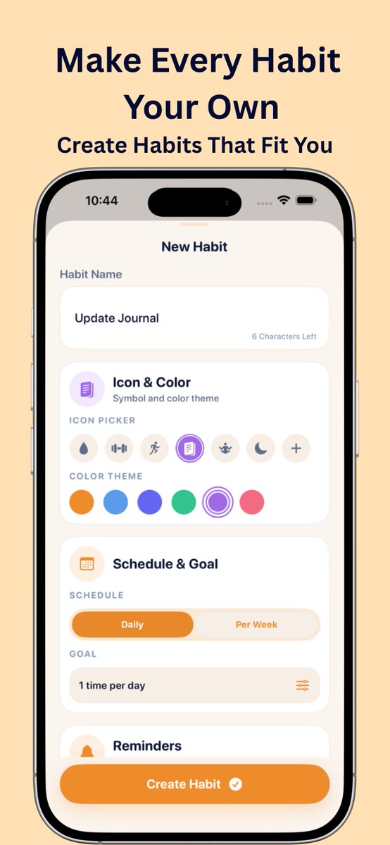 stelvoric's tweet photo. Most habit apps make consistency feel loud.

I wanted Reset to feel calmer: small routines, simple progress, cozy reminders, and momentum you can actually keep building.

Reset: Routines &amp; Habits is live on the App Store.

https://t.co/Z6cfIyQAW1

#HabitTracker #Productivity https://t.co/kJQdd9FawZ