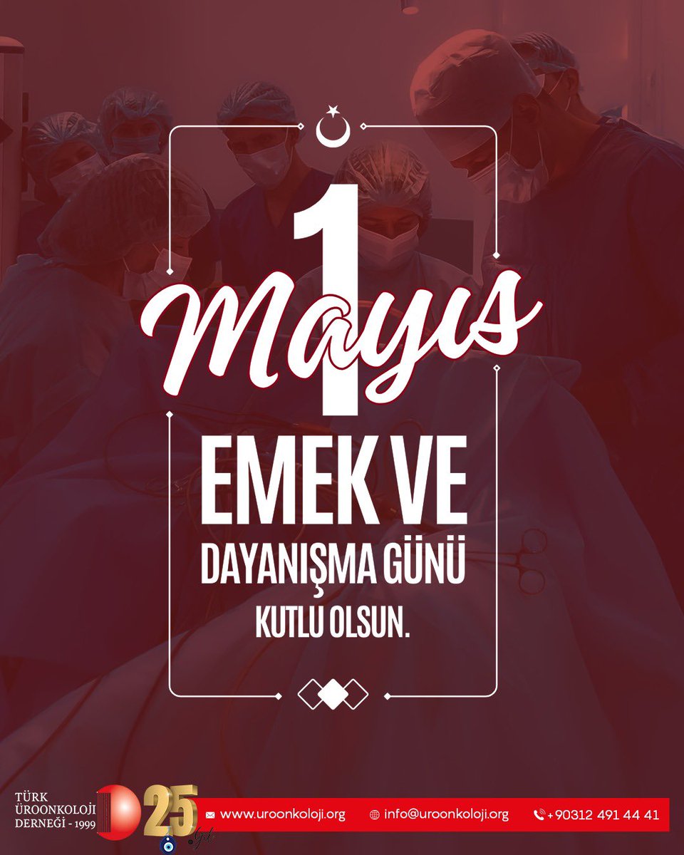 Uroonkoloji1999's tweet photo. Büyük bir özveriyle değer üreten tüm çalışanların ve sağlık çalışanlarımızın 1 Mayıs Emek ve Dayanışma Günü kutlu olsun! Emeğin ve bilimin gücüyle daha sağlıklı yarınlar inşa etmeye devam edeceğiz. 

#1Mayıs #EmekveDayanışma #TürkÜroonkolojiDerneği #SağlıkÇalışanları #İşçiBayramı https://t.co/8NtH3mFnyR