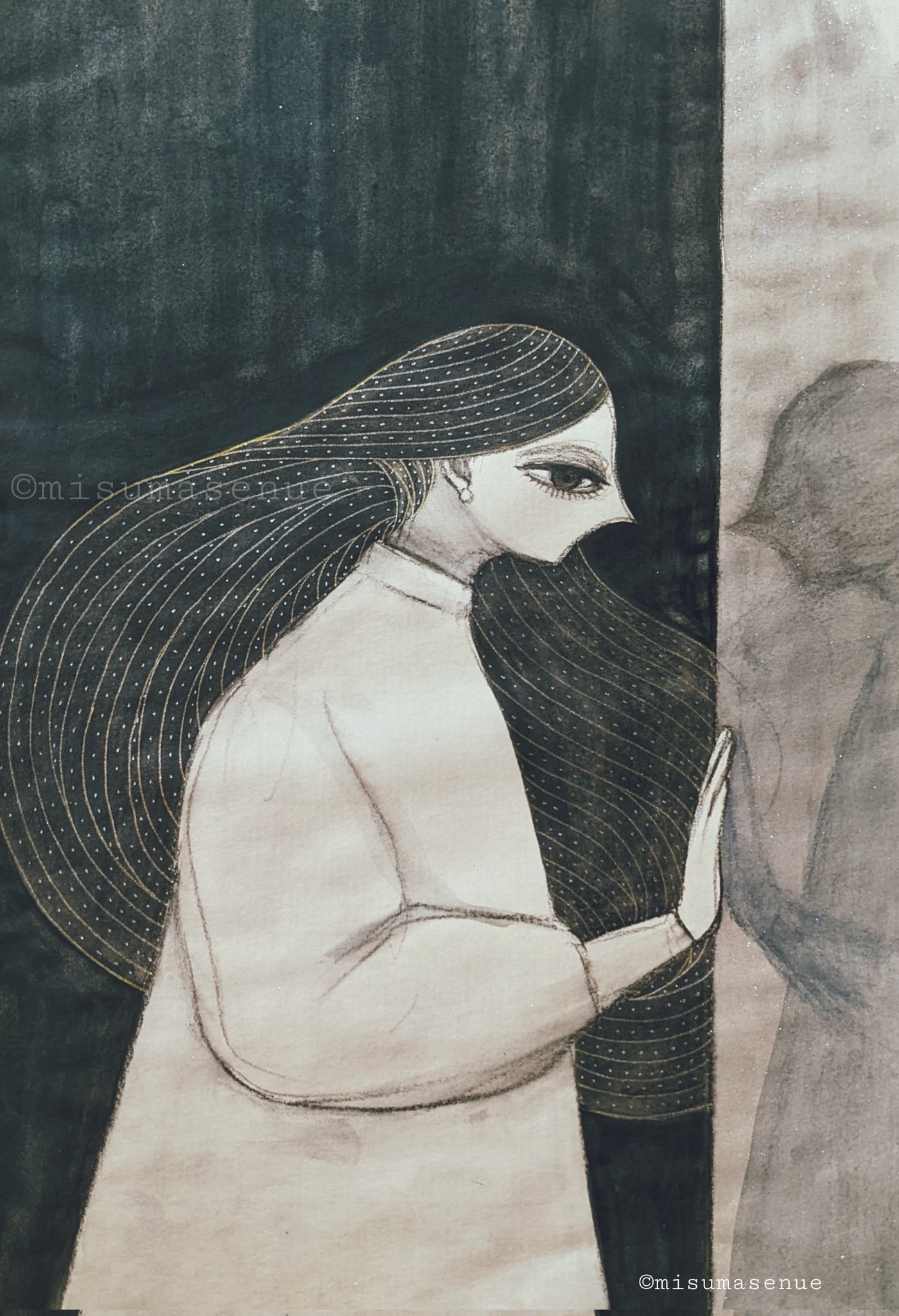 人気作家　長瀬萬純　影の肖像II 原画 長瀬萬純 on X: 