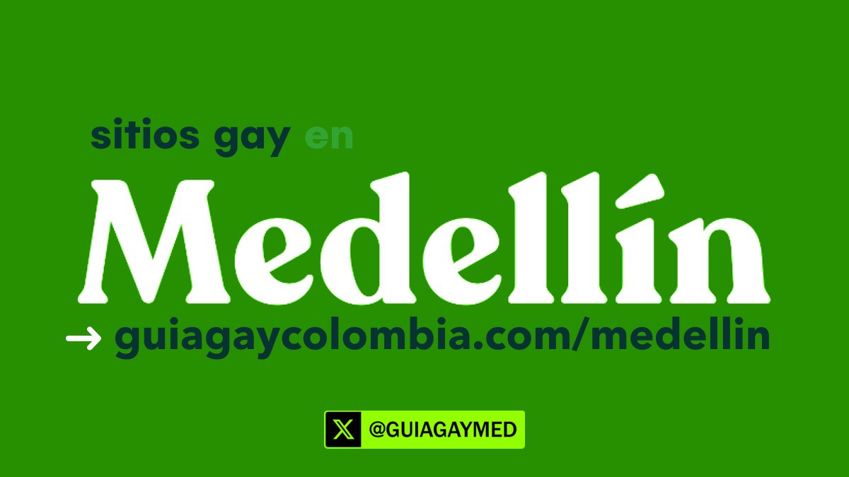 Guia Gay Medellin tweet media