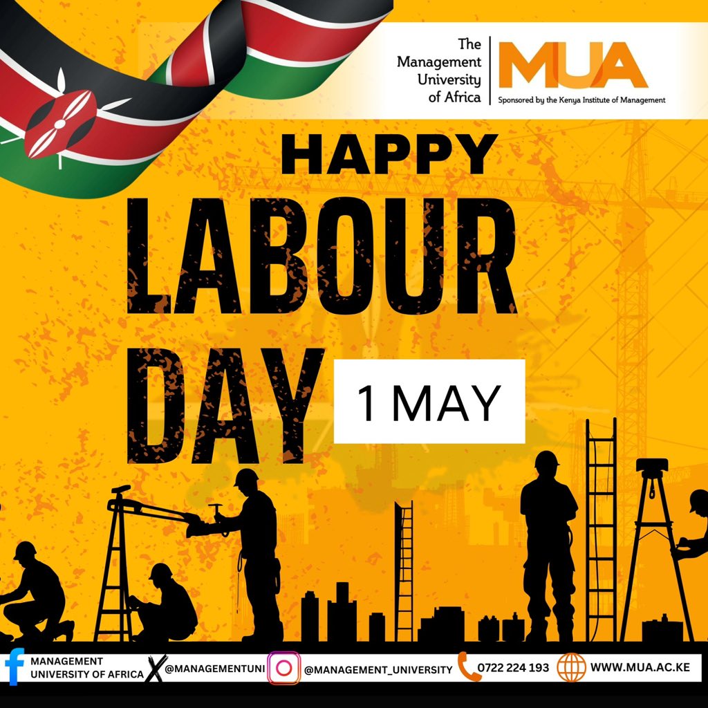 ManagementUNI's tweet photo. To our valued stakeholders, dedicated staff, hardworking students, and the wider community today we celebrate your commitment, resilience and contribution. Your efforts continue to shape growth and progress. Happy Labour Day! https://t.co/NWh04o9HZH
