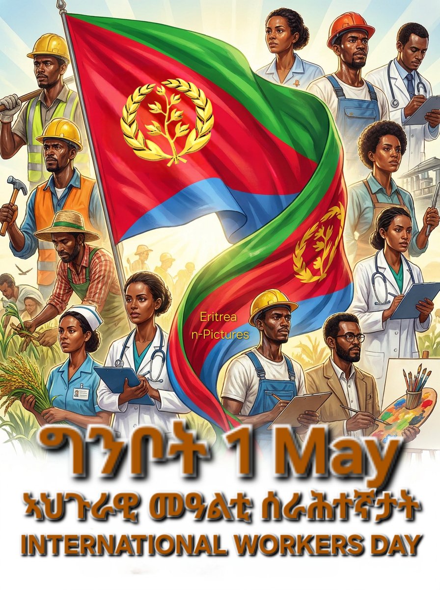 thedrosg1's tweet image. #Happy #MayDay 🇪🇷 #Eritrea 
#InternationalWorkersDay 🌍
