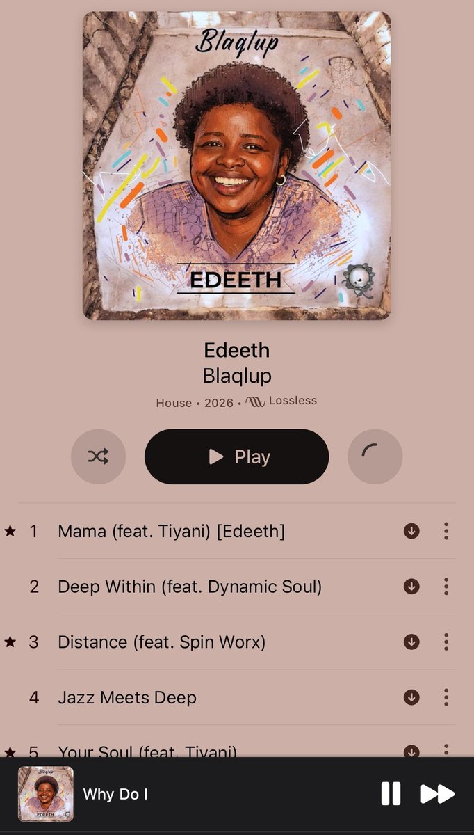 SihleStwara's tweet image. Good Morning HouseHeads 🥹🫶🏿
New Music Friday 🙏🏿 
Blaqlup dropped a dope album 😫🔥🫳🏿

😭🔥😭 Ohw! House Music 🫂
#MusicFriday #HouseMusic