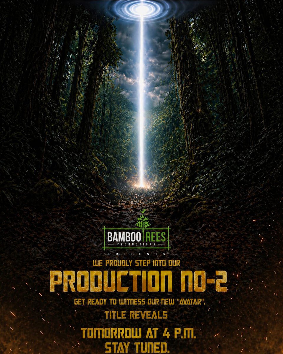 view7media's tweet photo. @Bamboo_Trees 's Production No.2 Title Look to be revealed tomorrow at 4 pm . https://t.co/zBcTYU0AH2