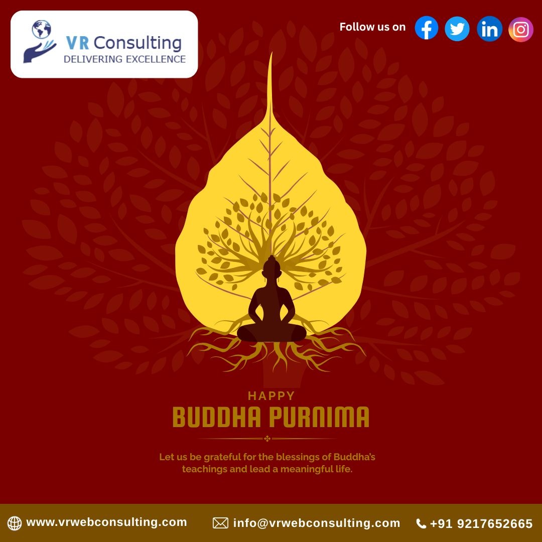 vrwebconsulting's tweet image. On this sacred Buddha Purnima, may the light of compassion and wisdom guide your path. Let go of attachments, embrace peace, and awaken to the truth within. 🌕🕊️ #events #BuddhaPurnima #InnerPeace