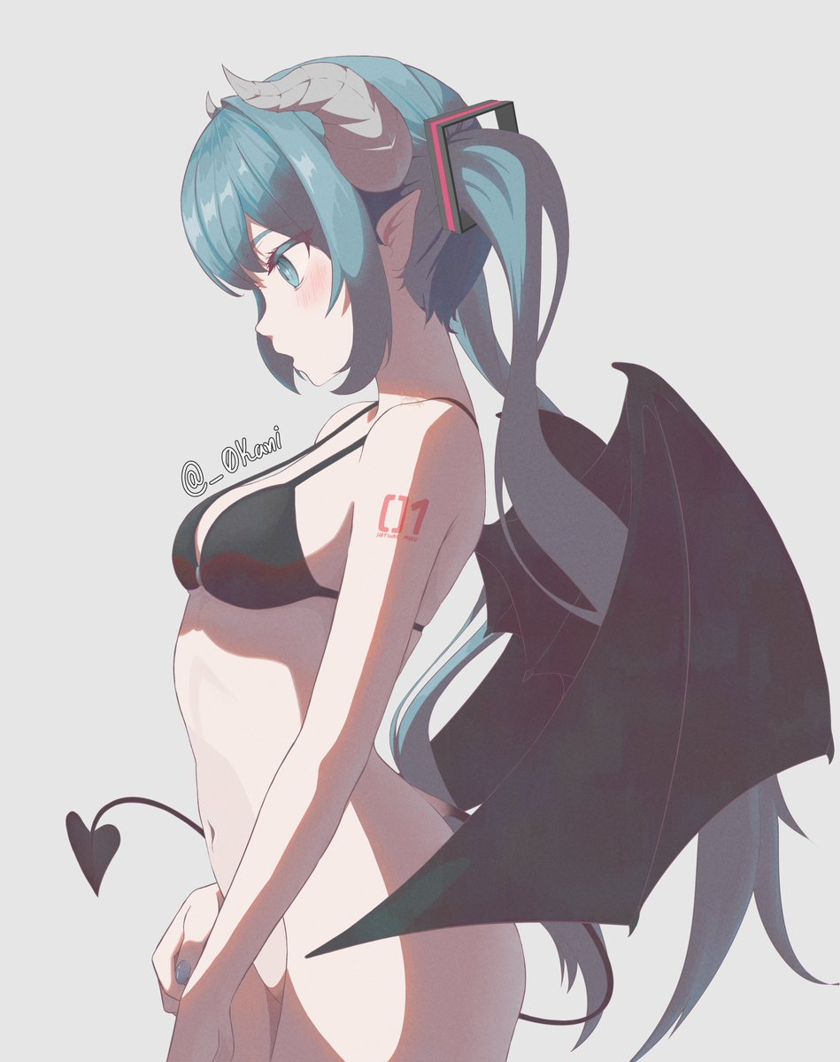_0Kani's tweet photo. Weekly Miku 3/20
Demon girl～
＃初音ミク https://t.co/jgsEUUi9va