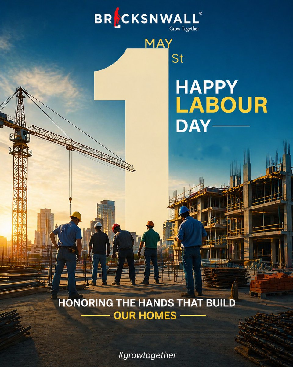 BricksnwallInd's tweet photo. Today, we celebrate the strength, dedication, and spirit of every worker who keeps the world moving. Happy Labour Day!

#HappyLabourDay #TeamWork #Workforce #EmployeeAppreciation #SuccessTogether #Bricksnwall https://t.co/3ISv9VLyUZ