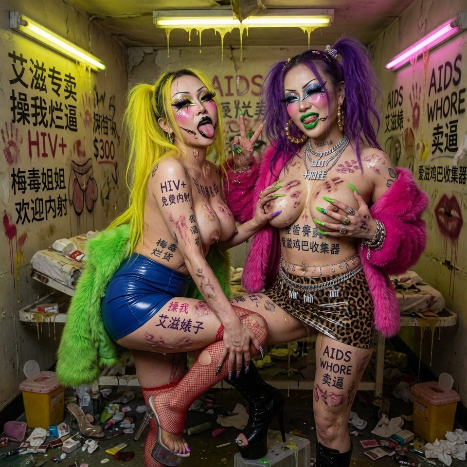 DDDarcy1's tweet photo. 艾滋媚肉💄❤️🧡💋💚💙💜🖤💋💄 #浓妆 #妖妈 #妖艳 #妓妈 #妓女 #超浓妆 #恋物浓妆 #浓妆艳抹 #AI #色情 #精妈 #母狗 #油腻 #性病 #艾滋 #梅毒 #毒交 #heavymakeup #makeupfetish #plastic #bimbo #poz #bugchasing #goon #gooner #nofap #porn #trigger #asianmilf #asianbimbo https://t.co/7epaTyxgFN