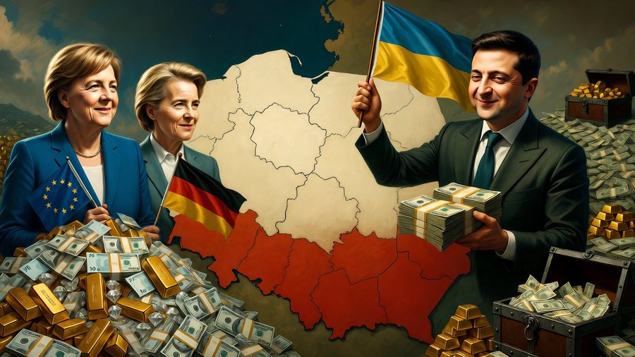 🇺🇦 Ukraina dostała z UE i USA 1,43 biliona PLN. Kupuje za to polskie mieszkania, ziemię, firmy. Dajemy im pieniądze, żeby kupowali Polskę. Dość. 

#Ukraina #Kolonizacja