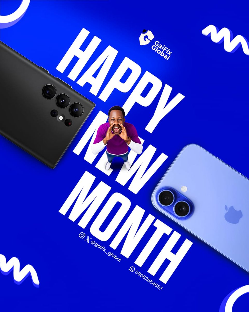 Gaifix_Global's tweet photo. 🤍💙🤍💙🤍💙🤍💙🤍

Welcome to MAY. 
MAY your tech life upgrade… and MAY we dey behind am

 let’s GaiFix it and go higher! 🚀

#happyNewMonth https://t.co/4pGPMqAvk6