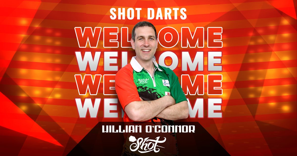 Shot_Darts's tweet photo. We’re thrilled to announce that William O’Connor has joined the Shot Darts global player team! One of Ireland’s finest, “The Magpie” is known for his relentless scoring power, bruising clutch finishes, and of course, that iconic walk-on, arguably one of the best in the game. With a scarily high ceiling and a game built to compete with the best, we’re excited to support Willie as he pushes toward his next goals. Welcome to Shot @TheMagpie180 #darts