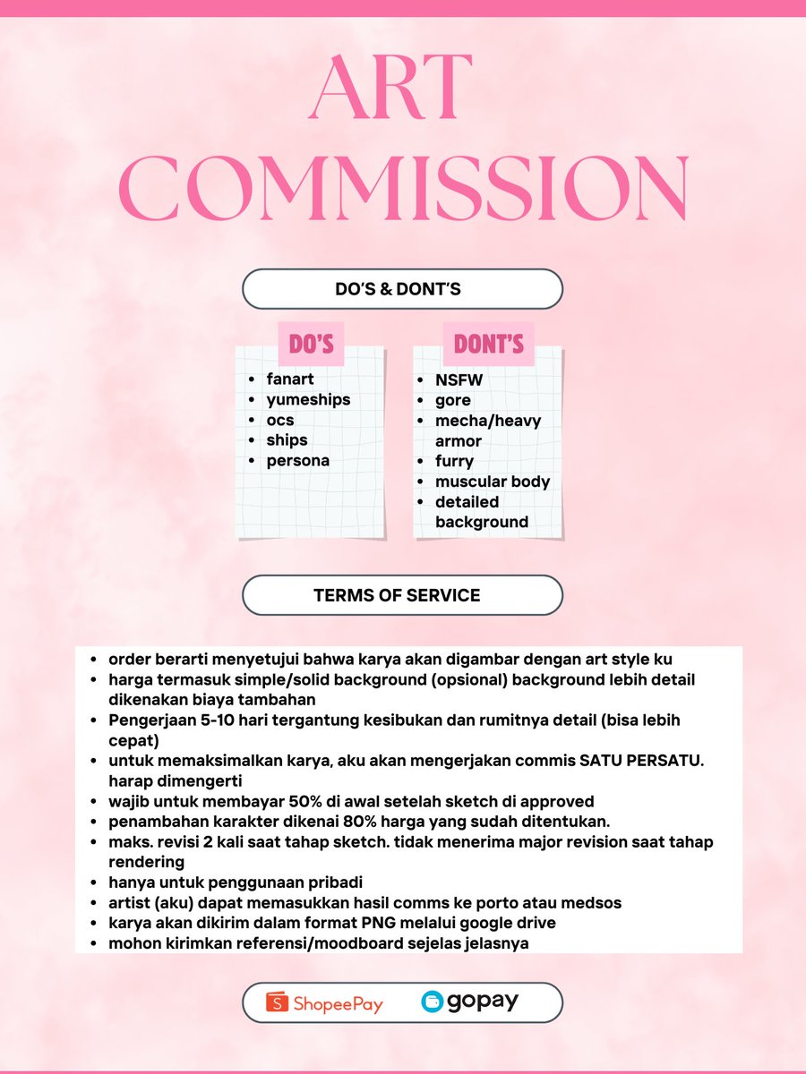 zoe open commission 📌 tweet media