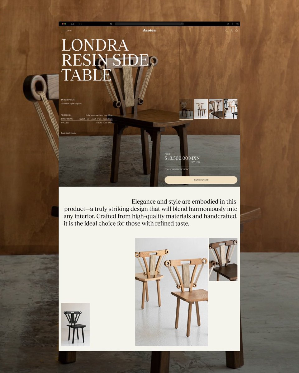 surenesweb's tweet image. A design that sells, not just looks beautiful.
The catalog structure was rethought, navigation was simplified, and the emphasis was placed on the product — its shape, materials, and details.

#ui #ux #webdesigns #designs #website