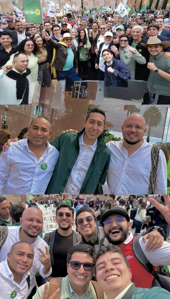 camiloserrrano's tweet photo. Acompañamos al @PartidoVerdeCoL en el acto de apoyo a @IvanCepedaCast &amp; @aida_quilcue una gran alianza por la vida 🌻 celebramos este momento con nuestro senador @JohnAmayaR unidos en la alianza por la vida que representa la esperanza de una Colombia Grande 🌻 https://t.co/bybHaN43bZ