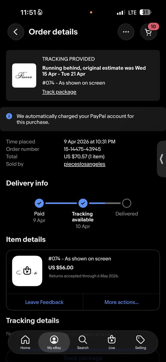 alien_bwoy's tweet photo. @PayPal @eBay I want my money. Provided all the information pertaining to the transaction yet my claim denied. I purchased those items for my birthday 05/02/2026 so now I have none of the items I purchased and lost my money because of scammers. https://t.co/C7KjvsEIsb
