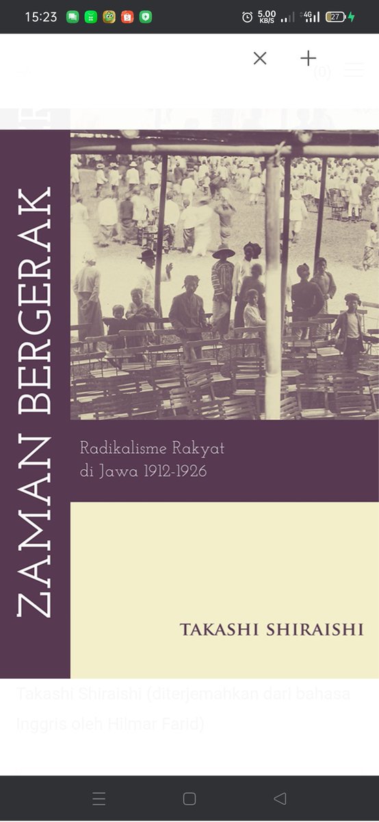 aditirtopermono's tweet image. jual buku..

Zaman Bergerak
Radikalisme Rakyat di Jawa 1912-1926

info pembelian silakan DM / whatsapp
#buku #sosial #politik #jawa #radikalisme #rakyat #baca #hobi #koleksi #pustaka