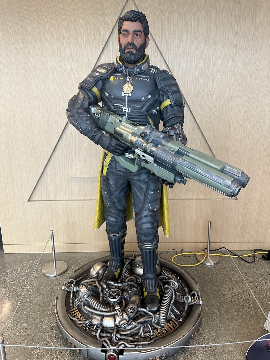 Garnetffluvr's tweet image. Had a blast at the office today celebrating the release of Saros! Our friends at @Housemarque have once again delivered an absolute banger, and I couldn't feel more proud to be part of this launch team.

Hope everyone has been enjoying the game so far! 🧡 

#Saros #PlayStation