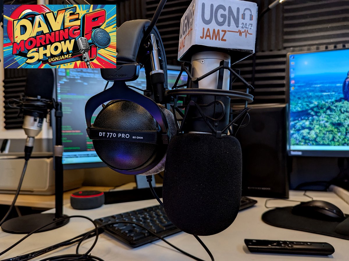 realdavep's tweet photo. On air #DavePMorningShow from 7 am to 9 am on #ugnJamz
1. https://t.co/B0lnuANbew
2. Live365: https://t.co/uaT9gYsPBG
3. Use "Alexa, play UGNRADIO" or "Alexa, enable UGNJAMS." #ListenLive #gospelmusic https://t.co/xcyuh47xG9