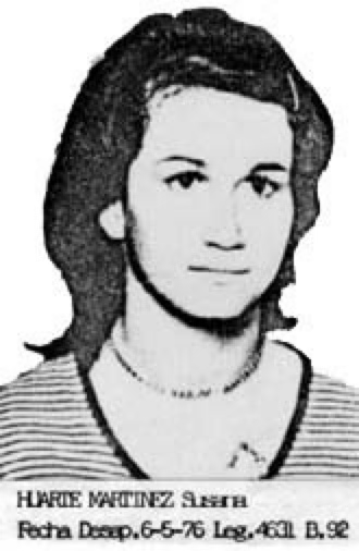 ANPIRomaPosti's tweet photo. Studentessa di medicina di 23 anni, #SusanaNoemiHuarte venne sequestrata a #Cordoba il #6maggio 1976 da una #taskforce dell'esercito argentino.
Non si hanno testimonianze riguardo ad un suo passaggio presso un Centro di Detenzione Clandestino.
Scomparsa. https://t.co/hIZwi8r0DE