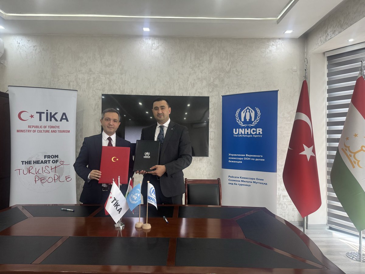 Tika_Tajikistan's tweet image. Working together for a more inclusive future.

As #TİKA and #UNHCR, we continue to support education and development initiatives for refugees and local communities in Tajikistan.

Through the projects we implement in partnership, including support to refugee-led initiatives such