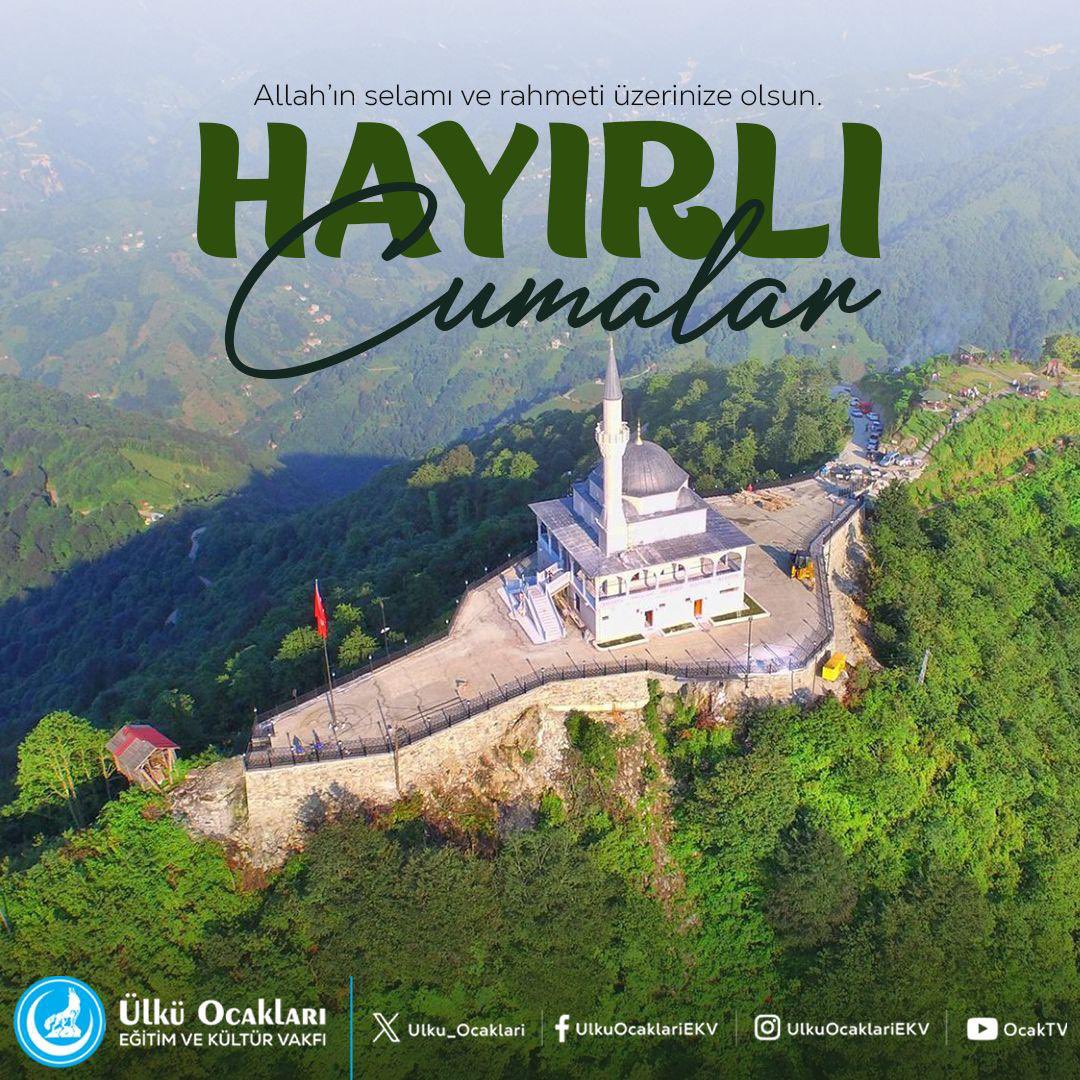 Allah’ın rahmeti ve bereketi üzerinize olsun. Dualarınız kabul, cumamız mübarek olsun. #HayırlıCumalar 🇹🇷