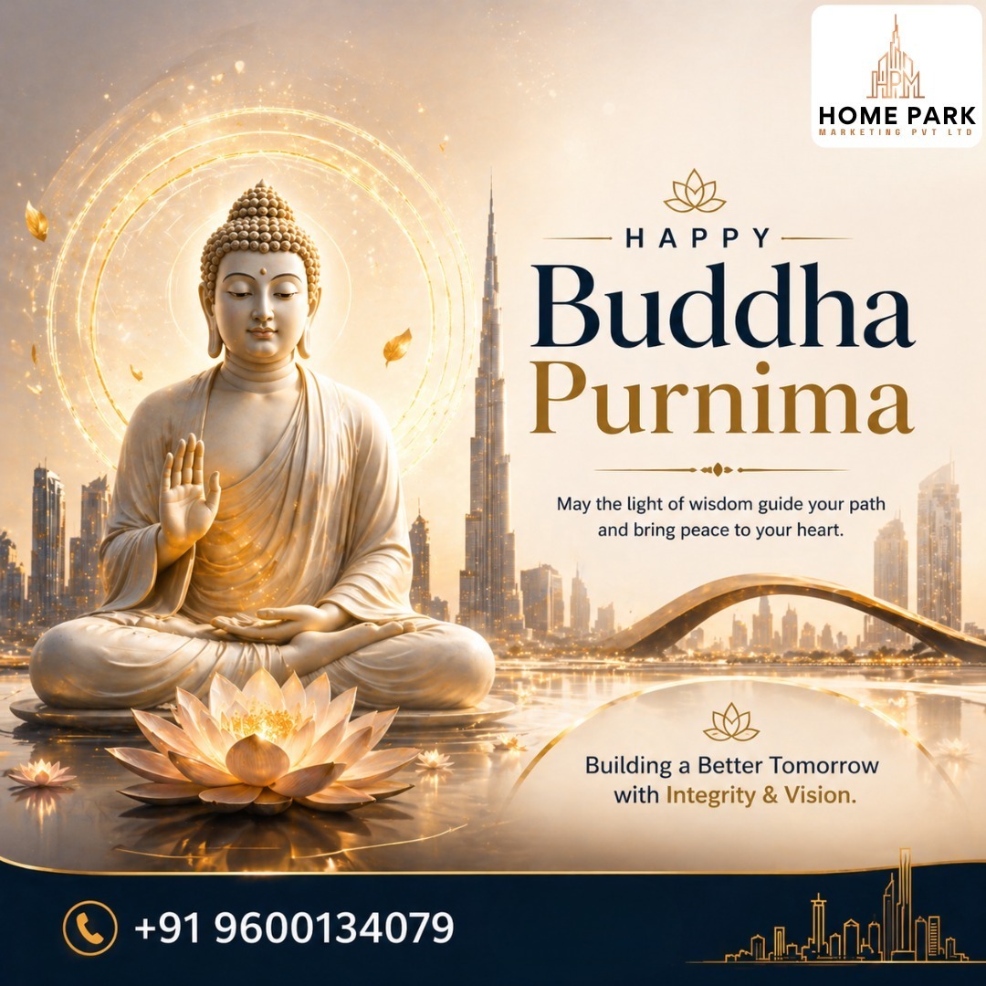 HomeParkMktg's tweet image. Happy Buddha Purnima 🙏✨

May peace, wisdom, and positivity guide your journey.
Building better homes with trust – Home Park.

📞 +91 9600134079

#HappyBuddhaPurnima #HomeParkMarketing #PeaceAndProsperity #BuildWithTrust #RealEstateIndia