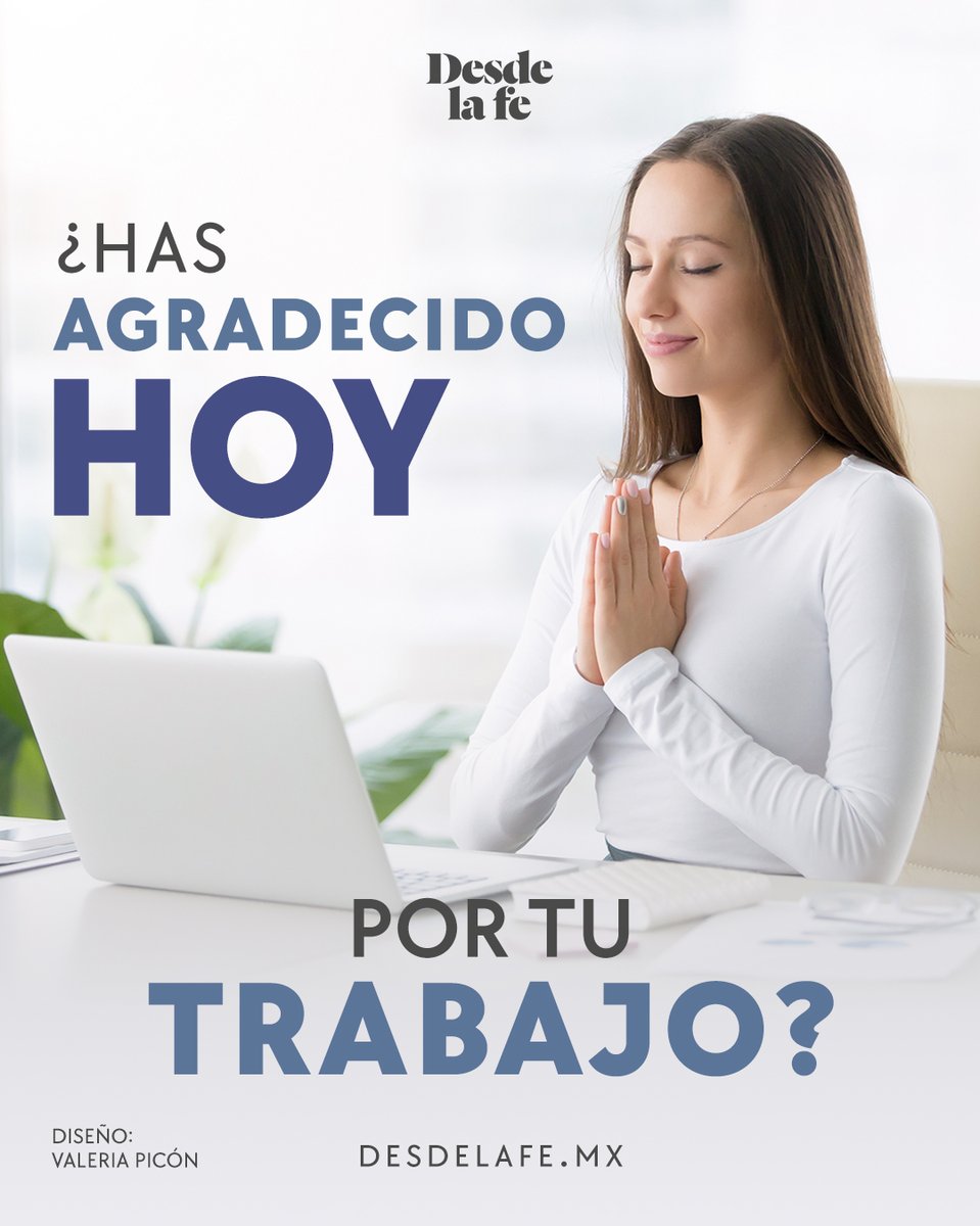DesdeLaFeMx's tweet image. ¡En el trabajo también podemos encontrar el amor de Dios! 💼

Te compartimos lo que puedes hacer para agradecer: dlf.desdelafe.mx/3QLz9e8

#DíadelTrabajo #Dios